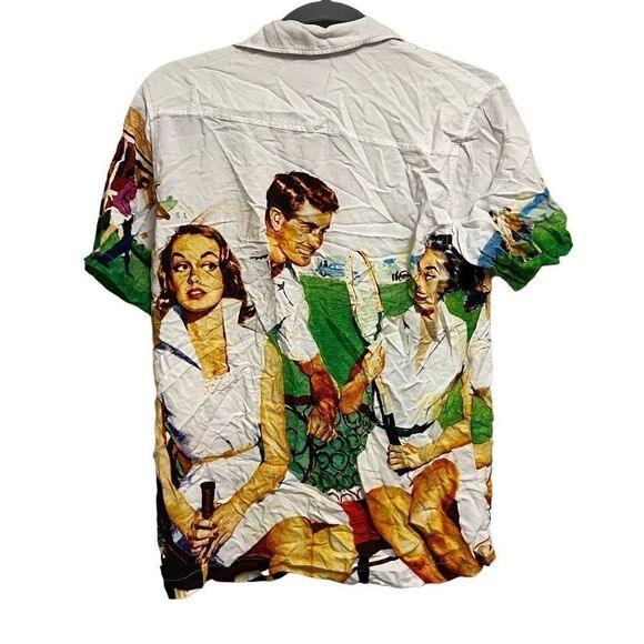 Patersons Montclair White Shirt Short Sleeve Size Small - Picture 2 of 3